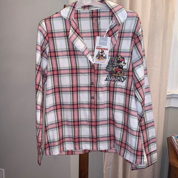 Primark Other - Primark Disney Christmas Mickey Pajama Shirt